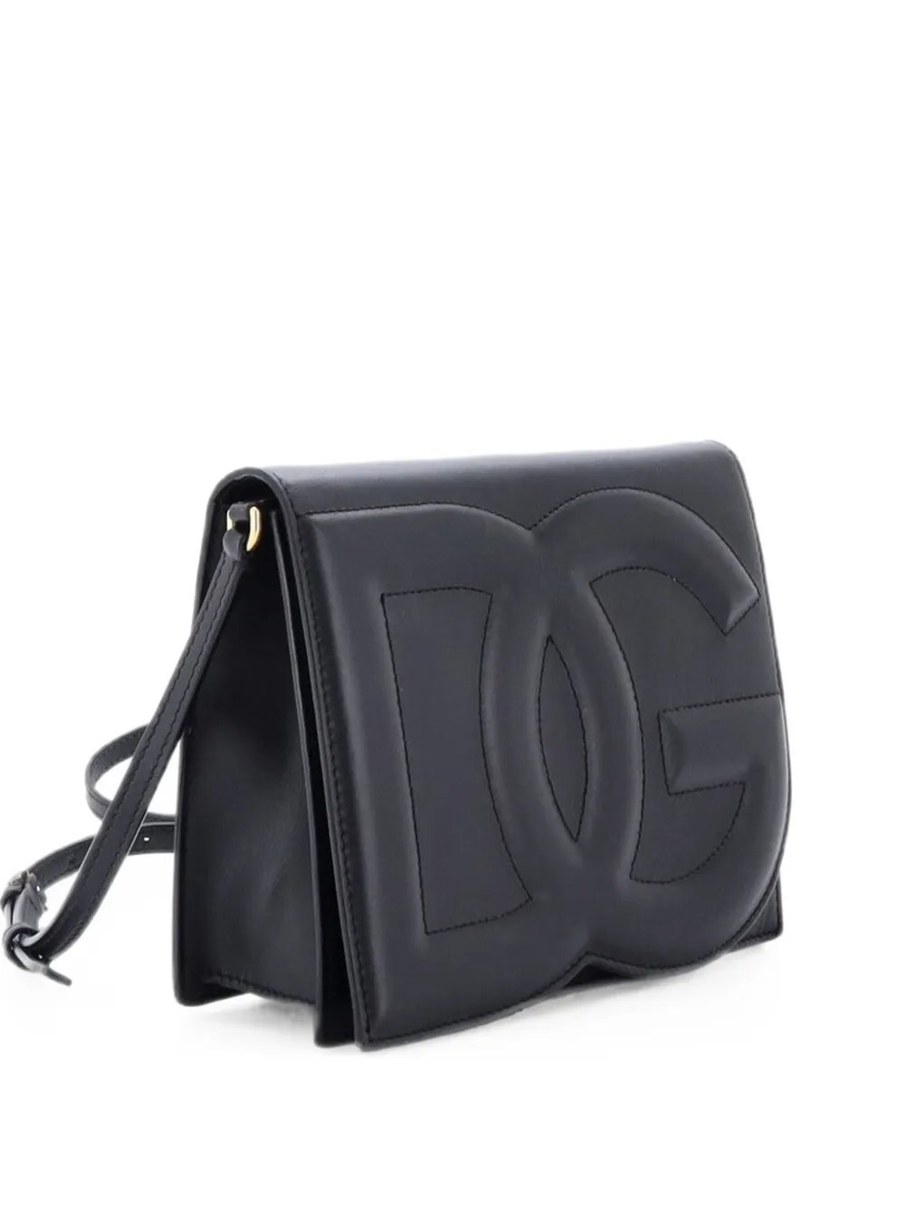 DG Logo Flap Shoulder Bag Leather Small crossbody bag