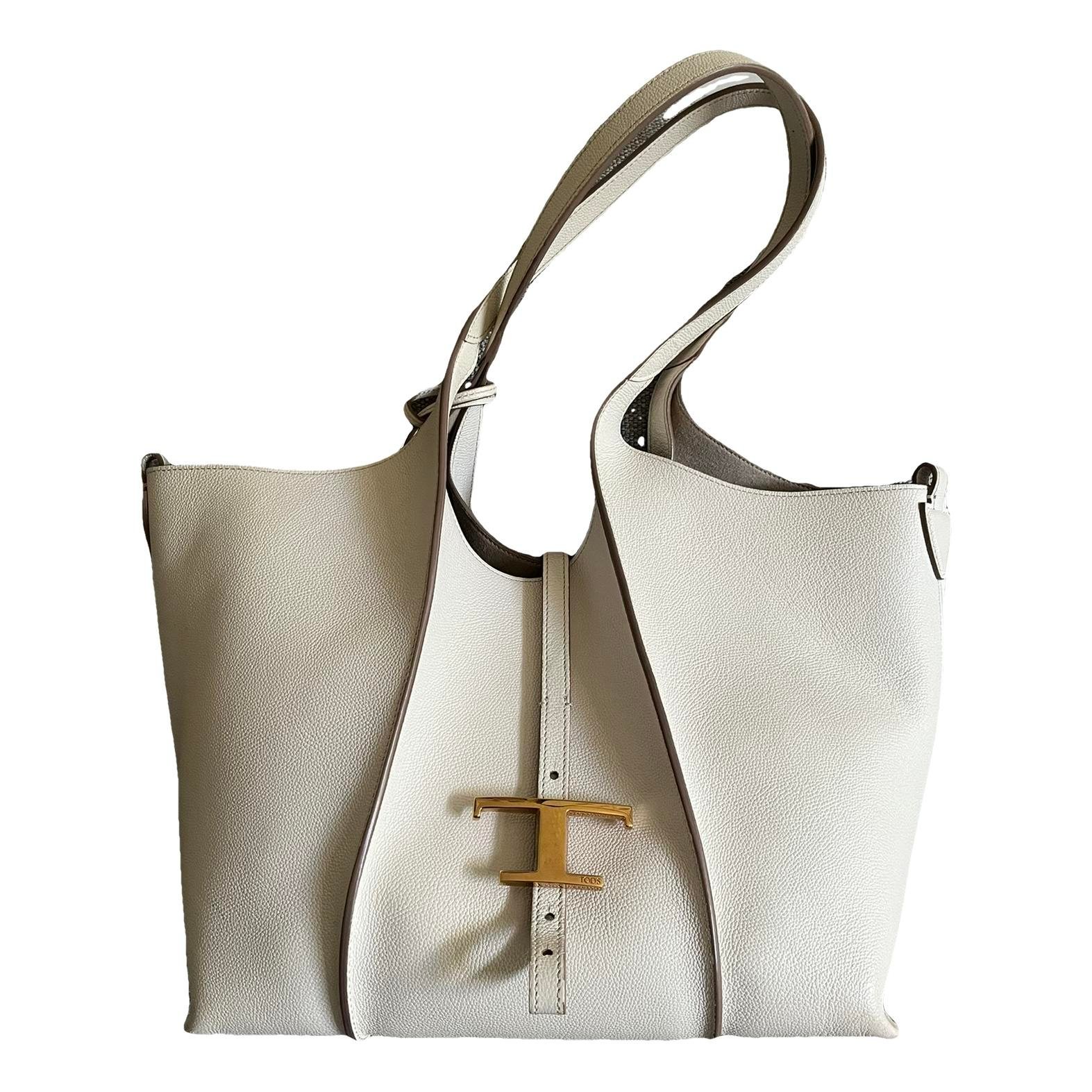 Leather tote