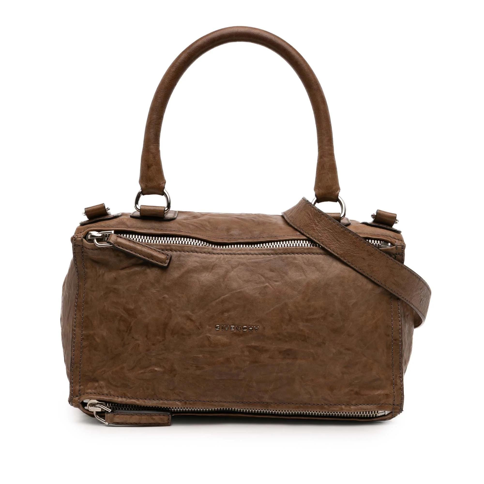 Pandora leather satchel