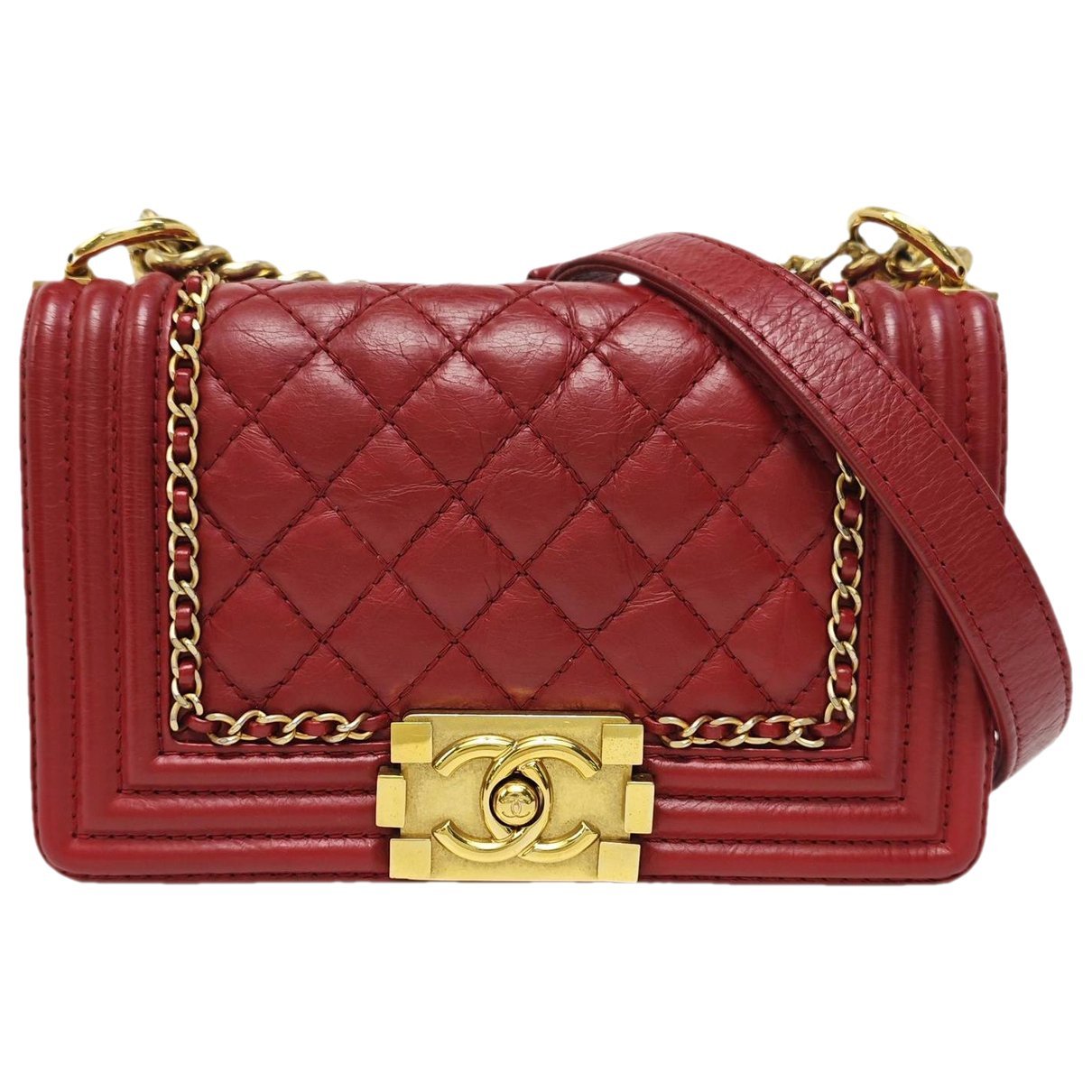 Leather handbag