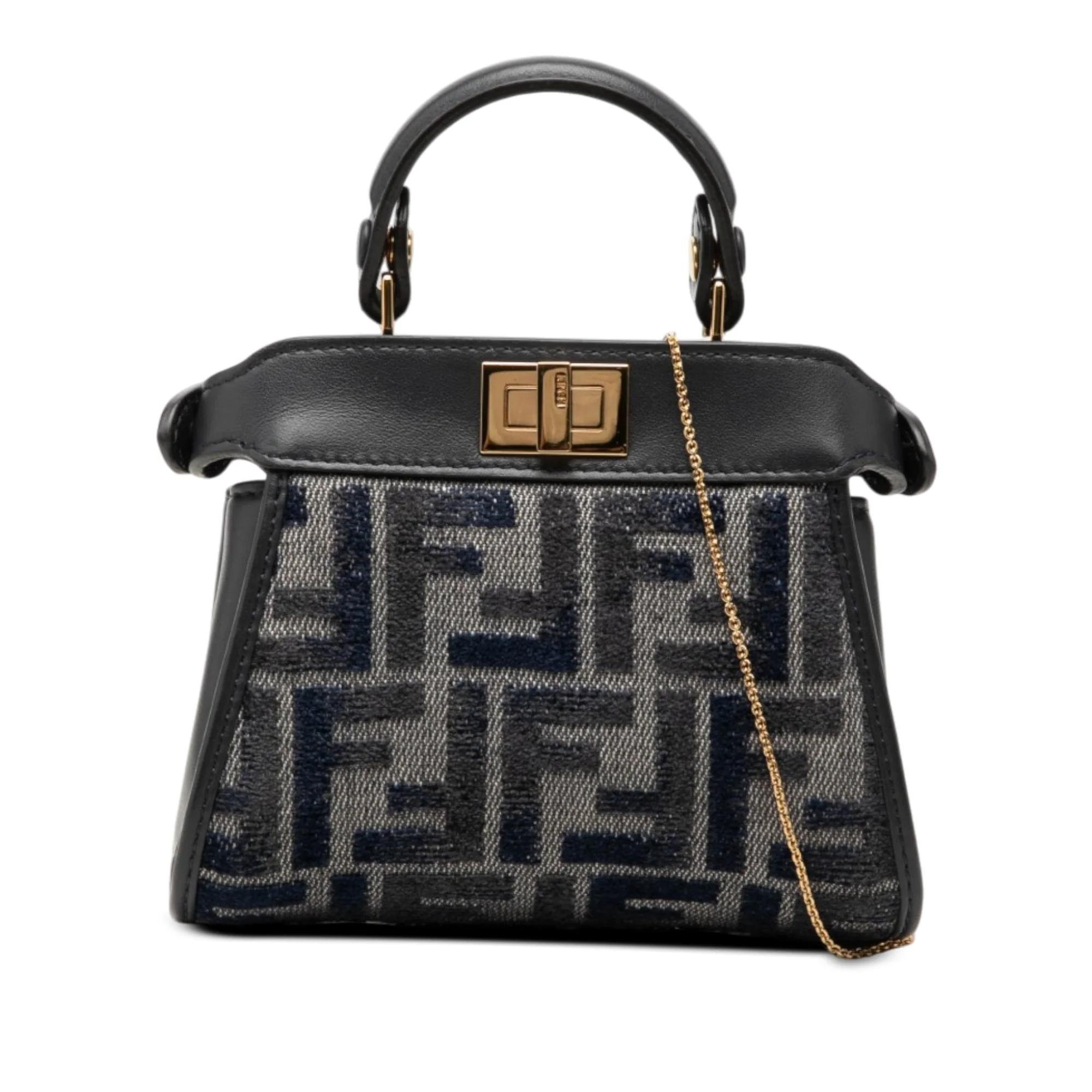 Peekaboo leather satchel
