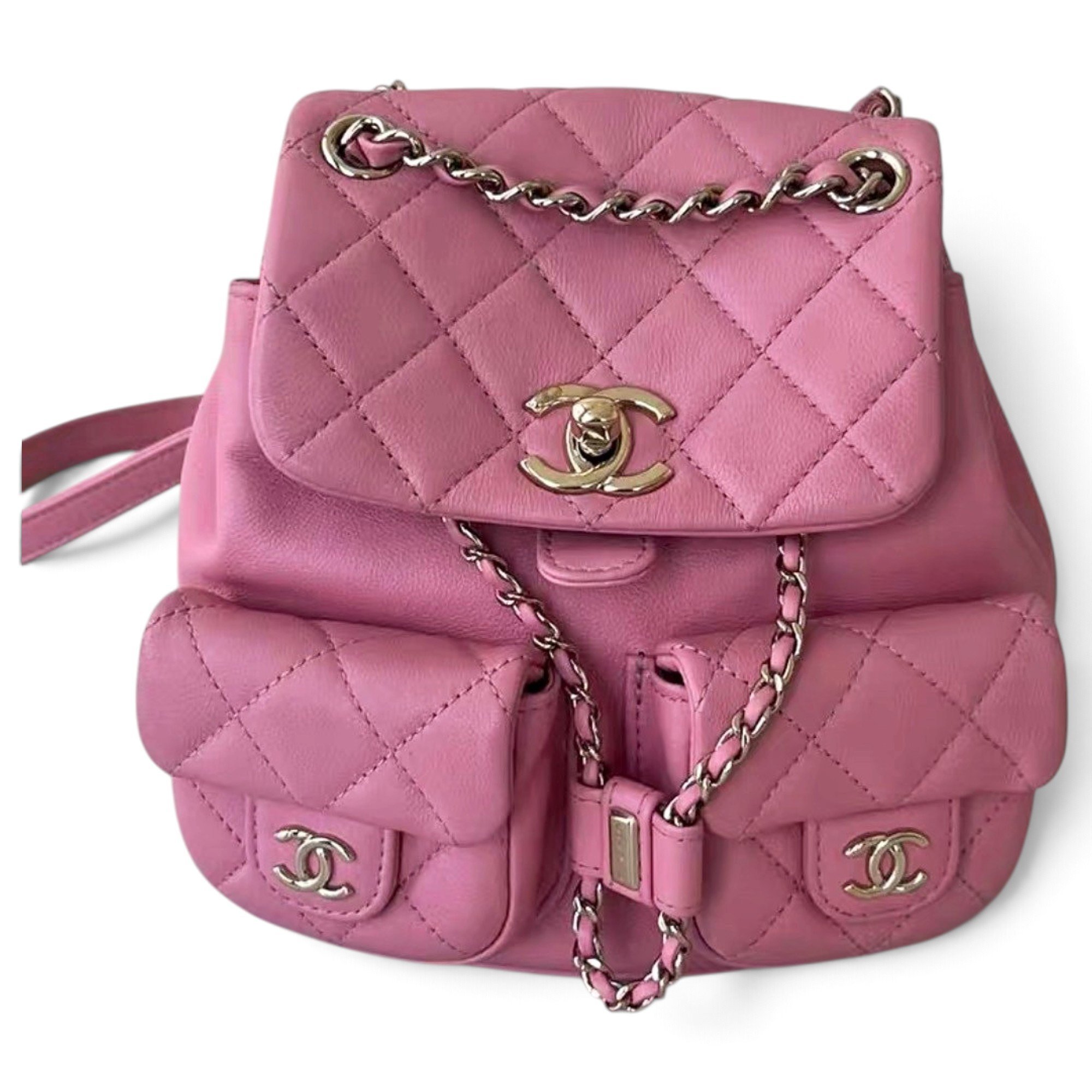 Leather backpack