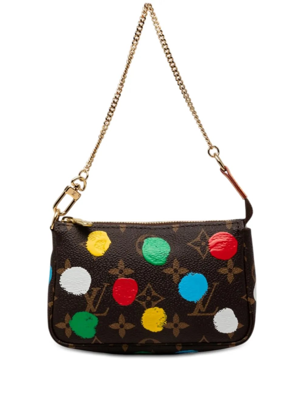 2023 Yayoi Kusama Monogram Painted Dots Mini Pochette Accessoires handbag