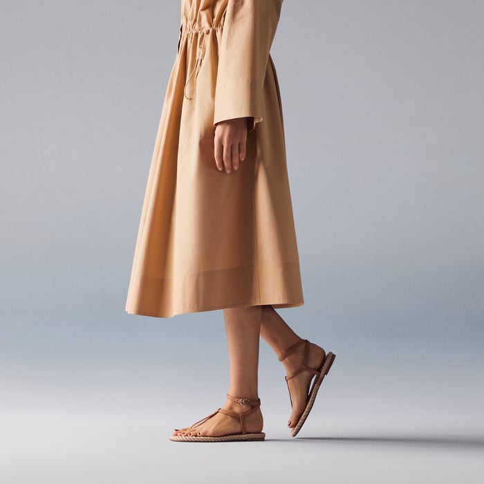 Tan Minos Sandal