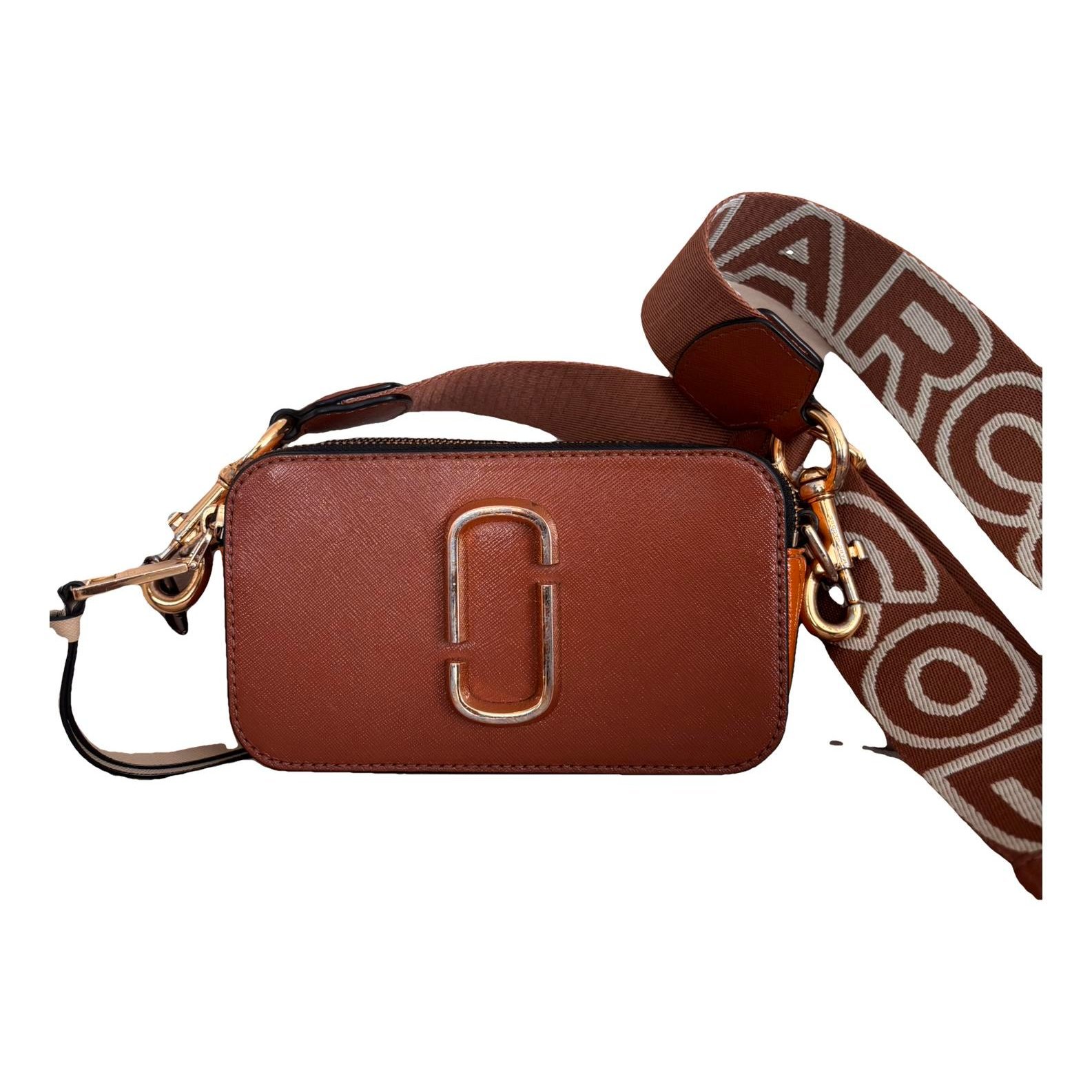 Snapshot leather crossbody bag