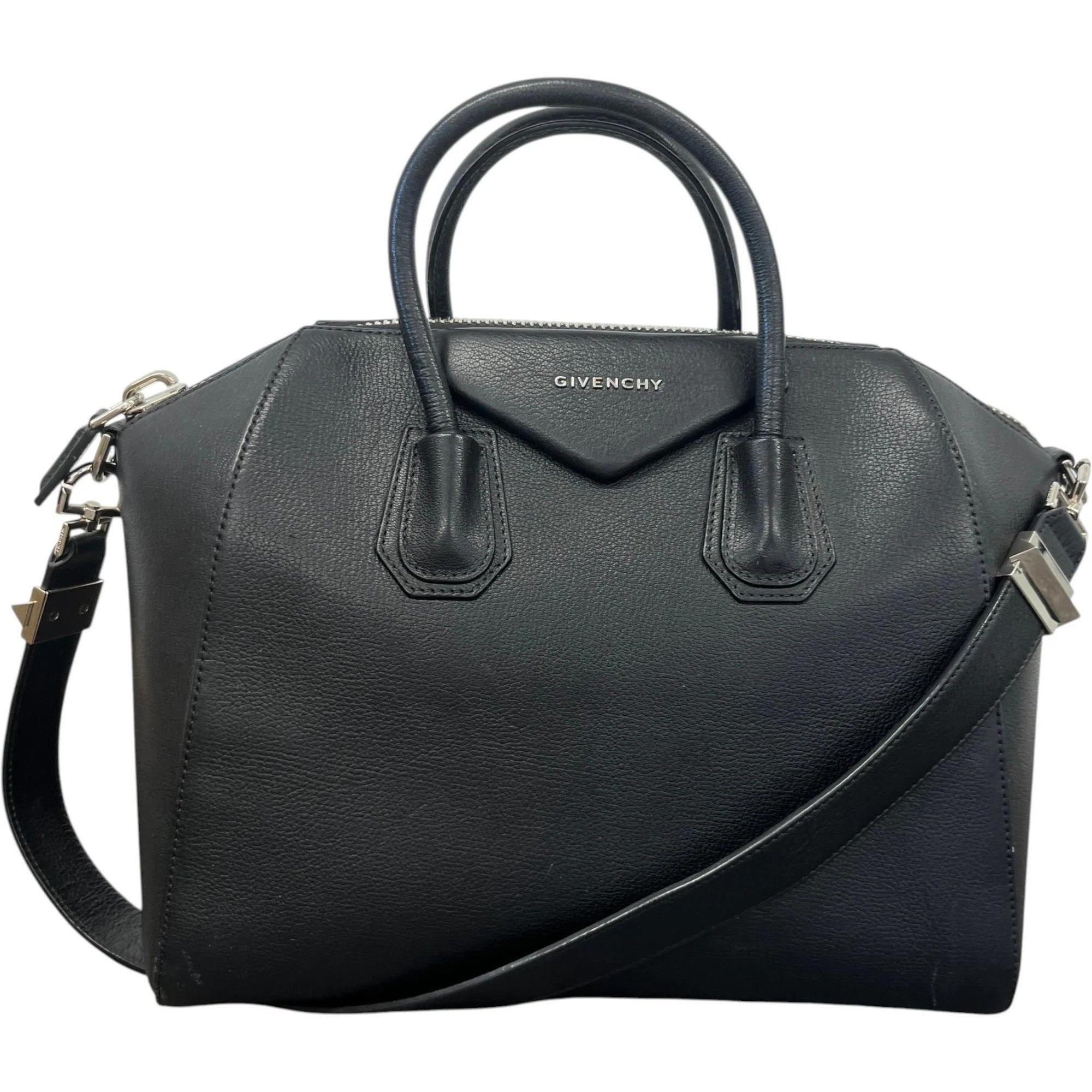 Leather handbag