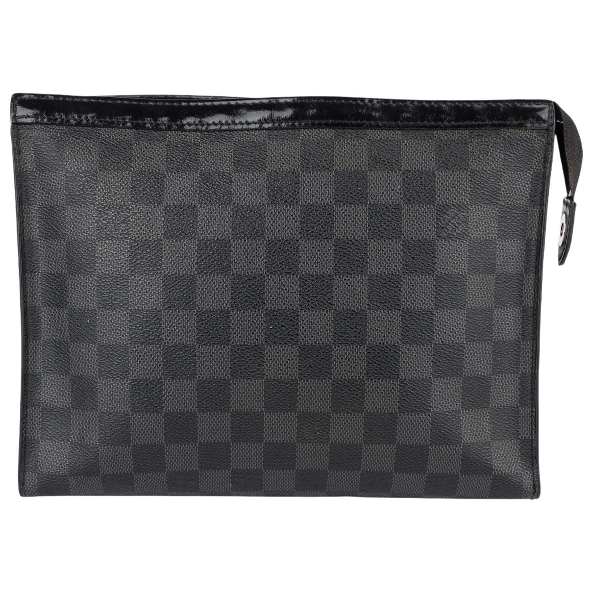 Leather clutch bag