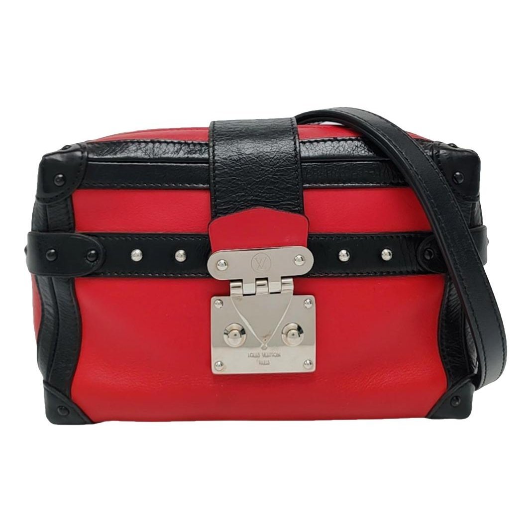 Petite Malle leather handbag