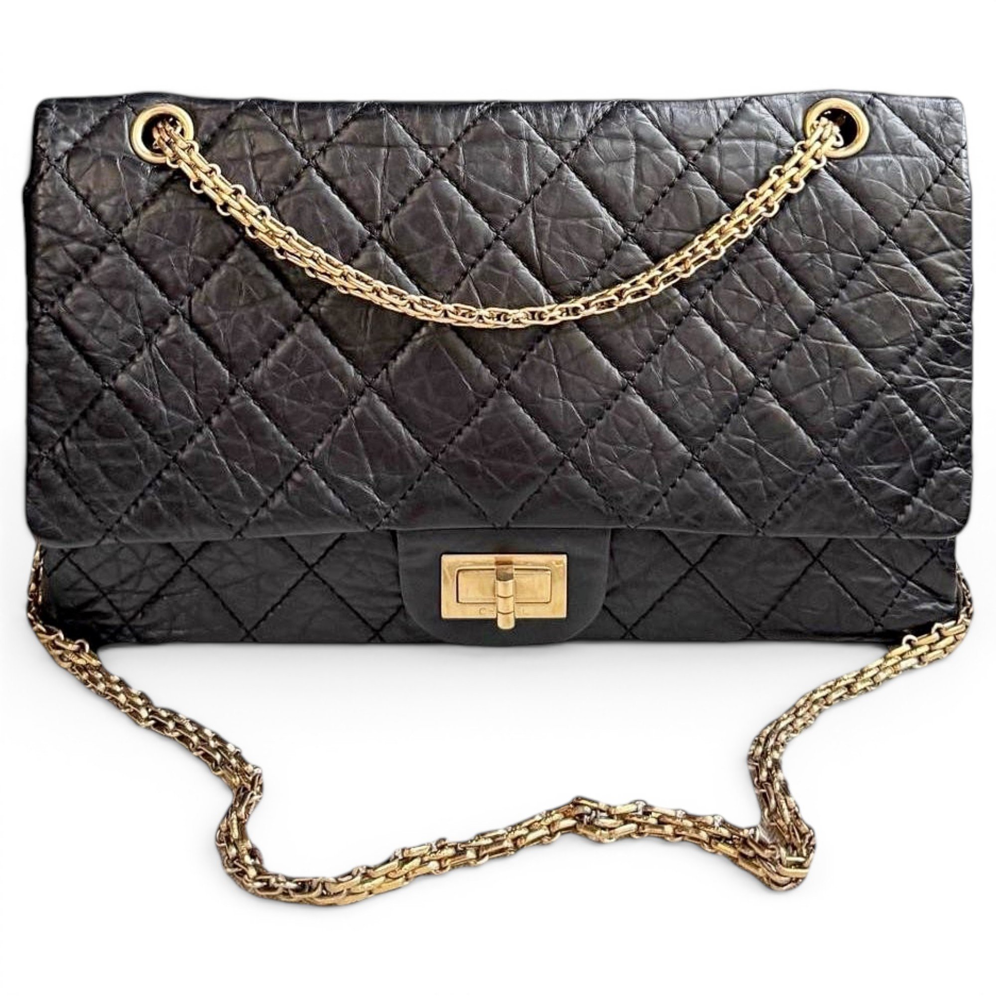 2.55 leather handbag