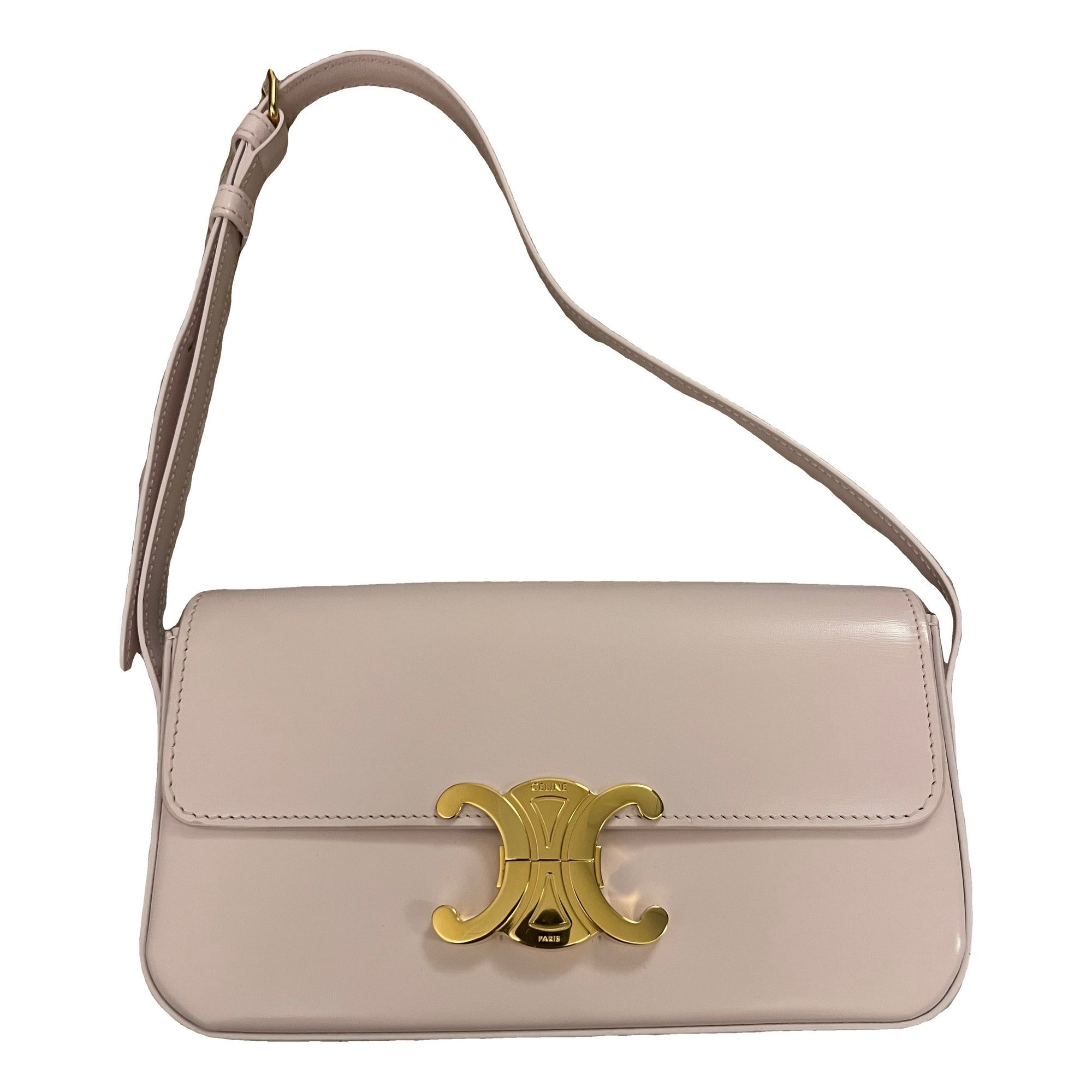 Triomphe Long pony-style calfskin handbag