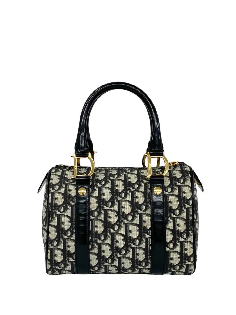 2000-2010 Mini Diorissimo Trotter Canvas boston bag