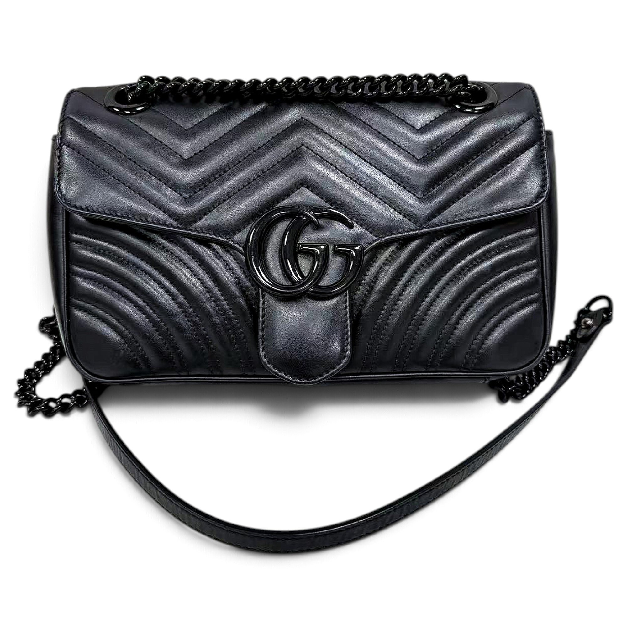 GG Marmont Flap leather handbag