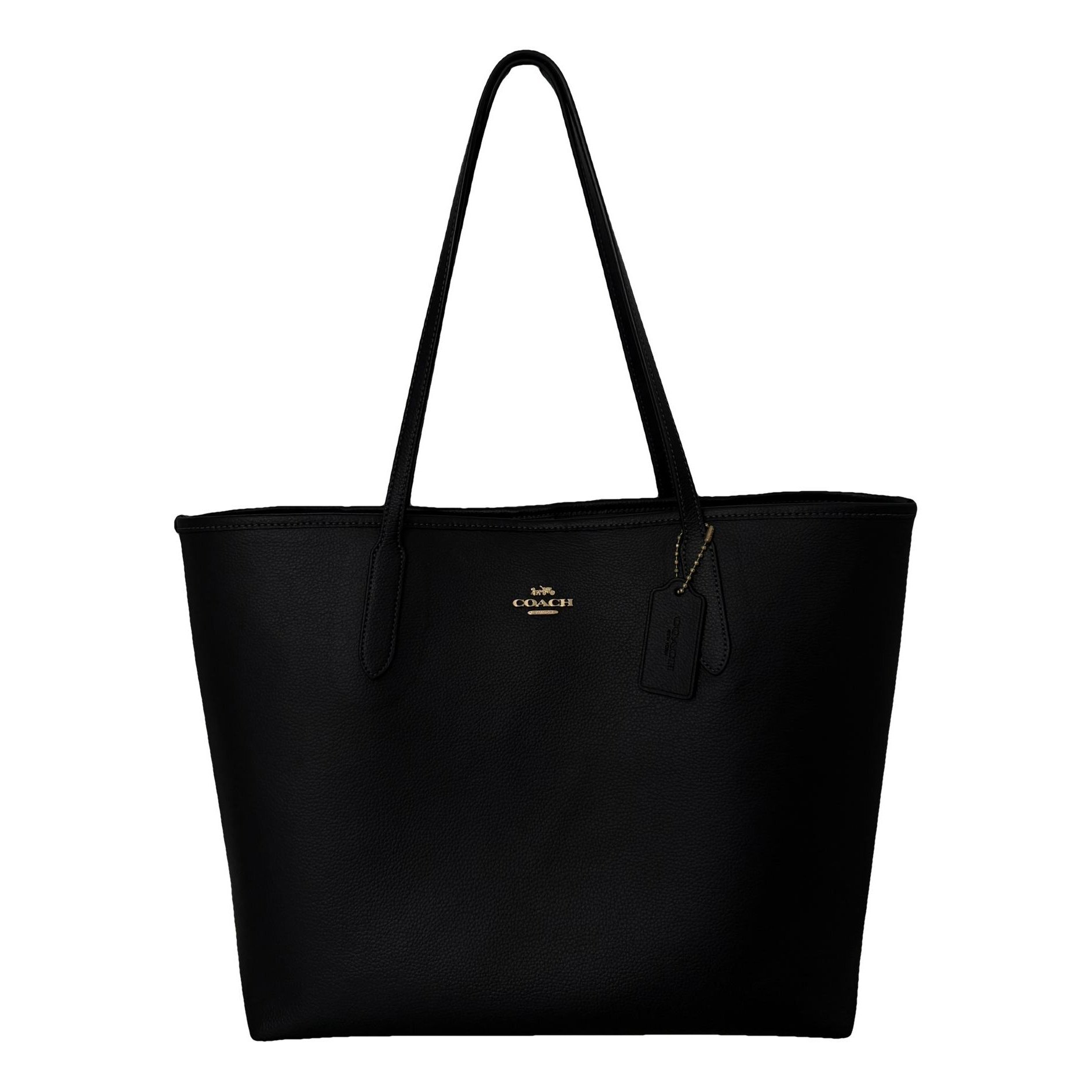 CITY ZIP TOTE leather tote