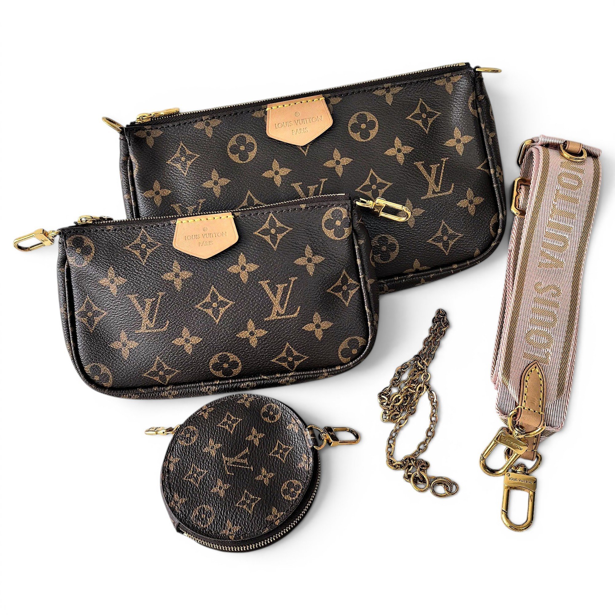 Multi Pochette Accessoires leather handbag