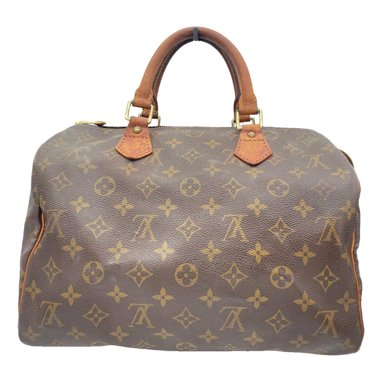 Speedy leather handbag