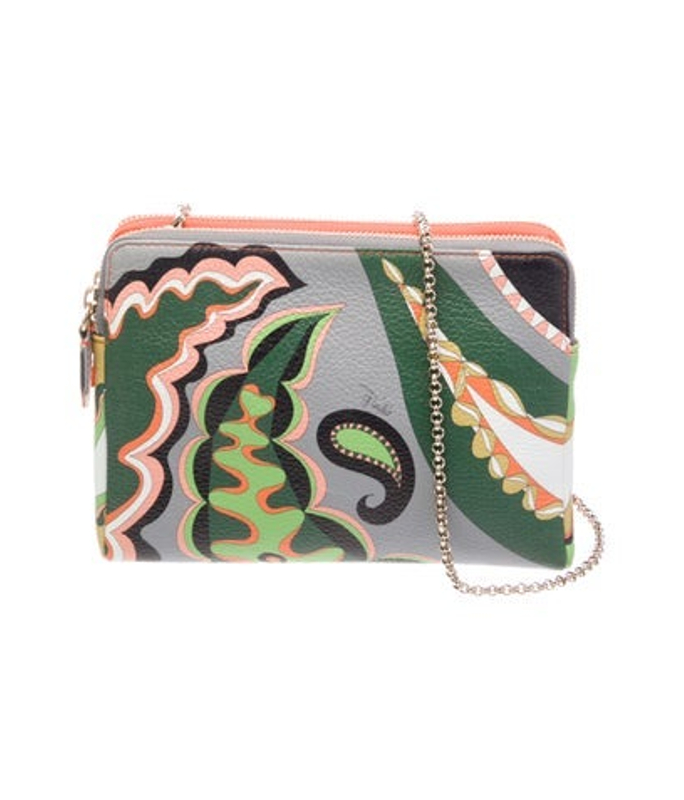 Emilio Pucci Pucci Leather Minaudiere