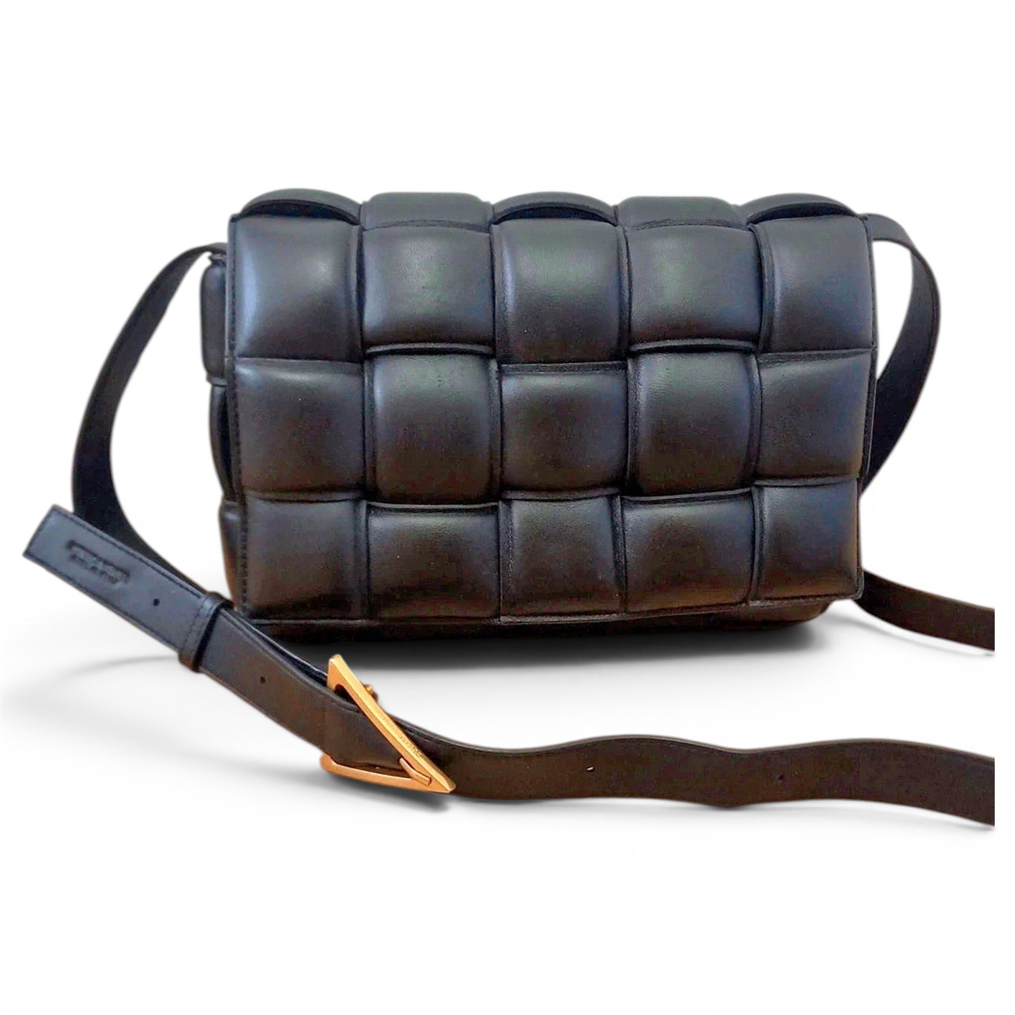 Cassette Padded leather handbag