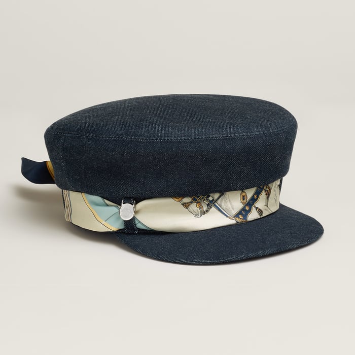 Indigo Deauville Denim Cap