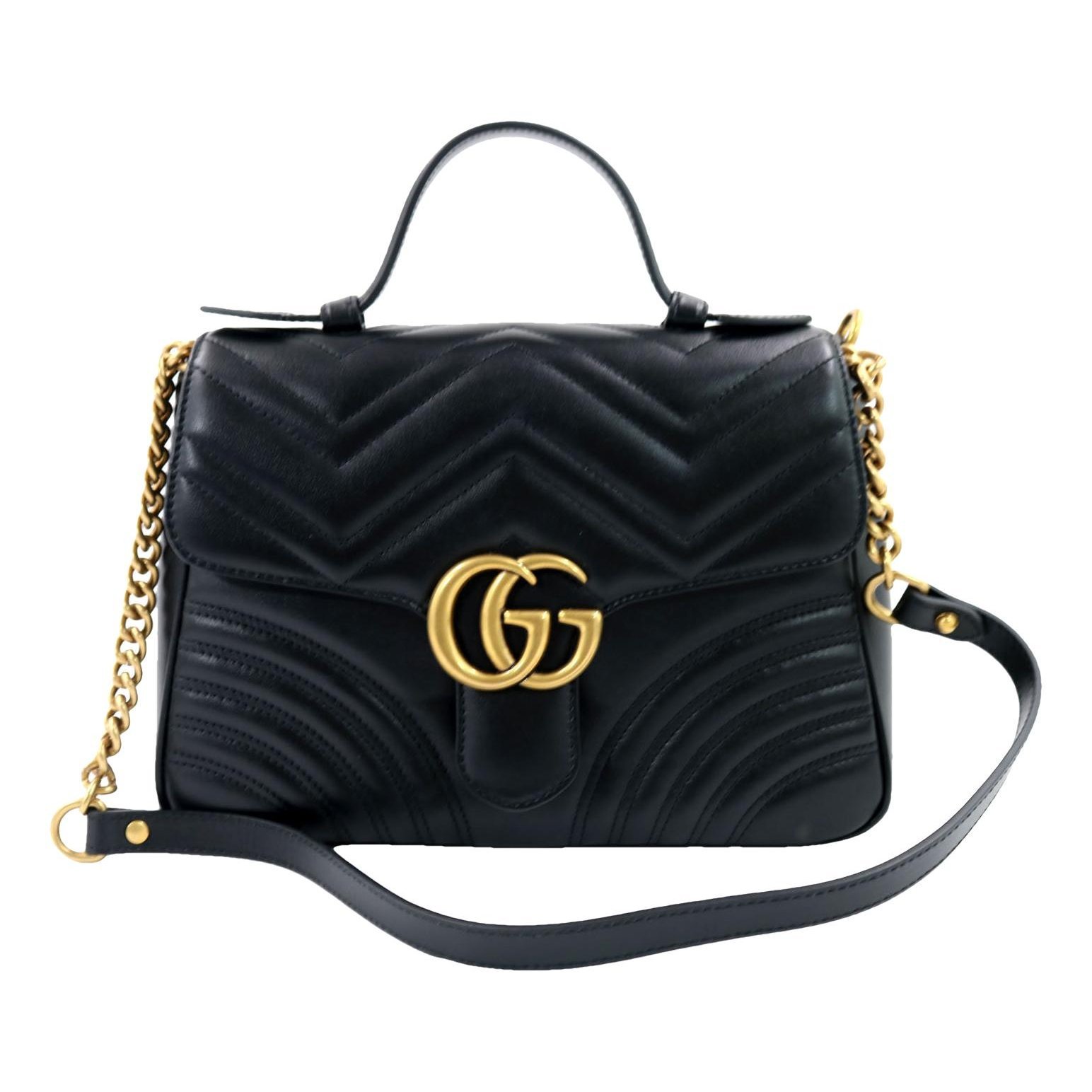 GG Marmont Flap leather handbag