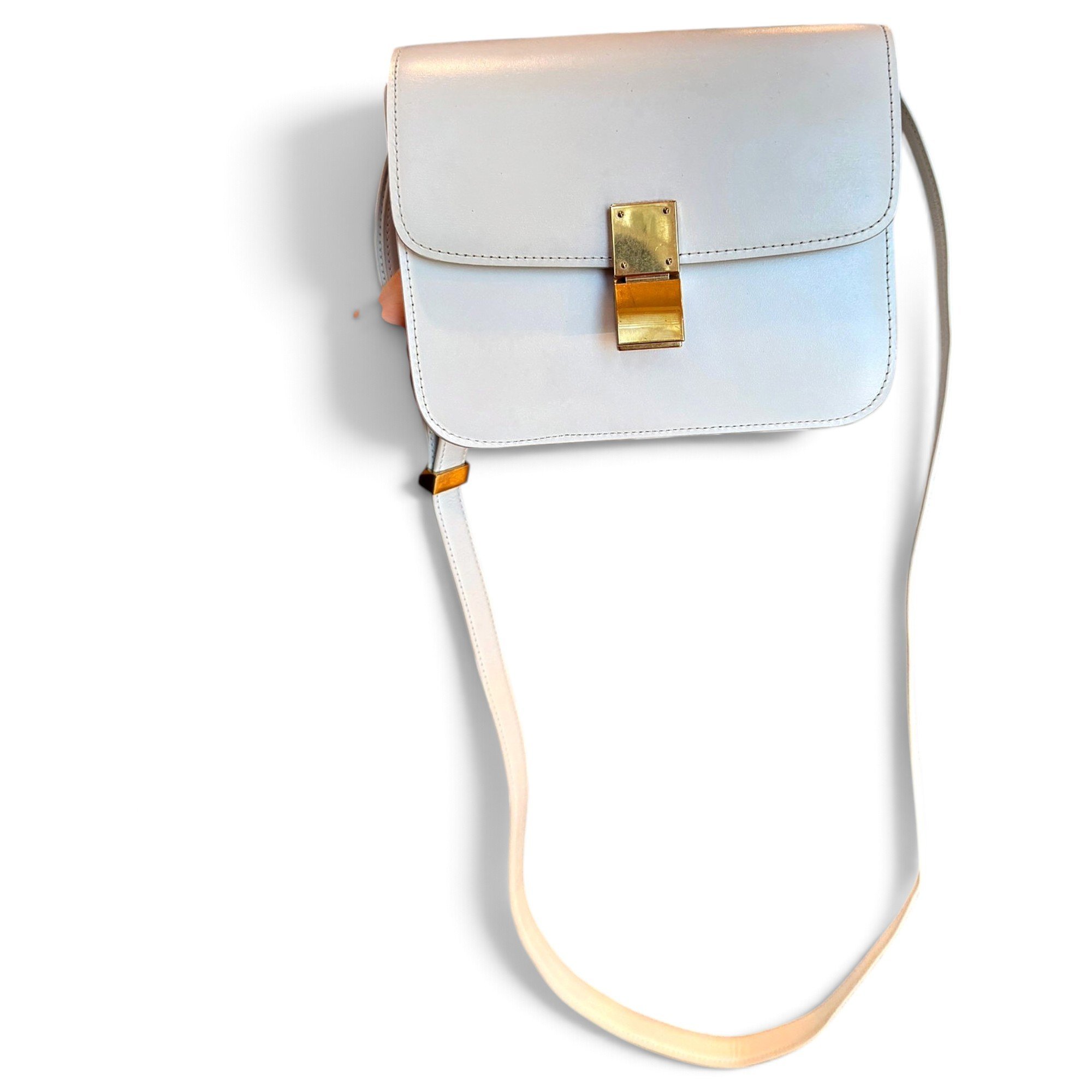 Classic leather crossbody bag