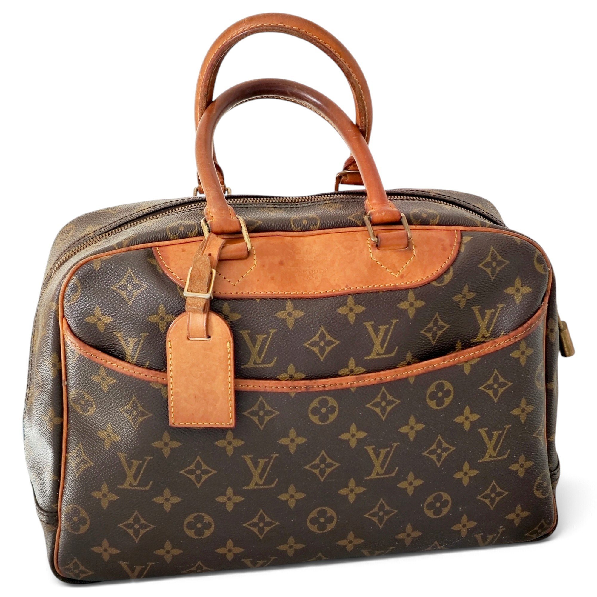 Deauville leather handbag