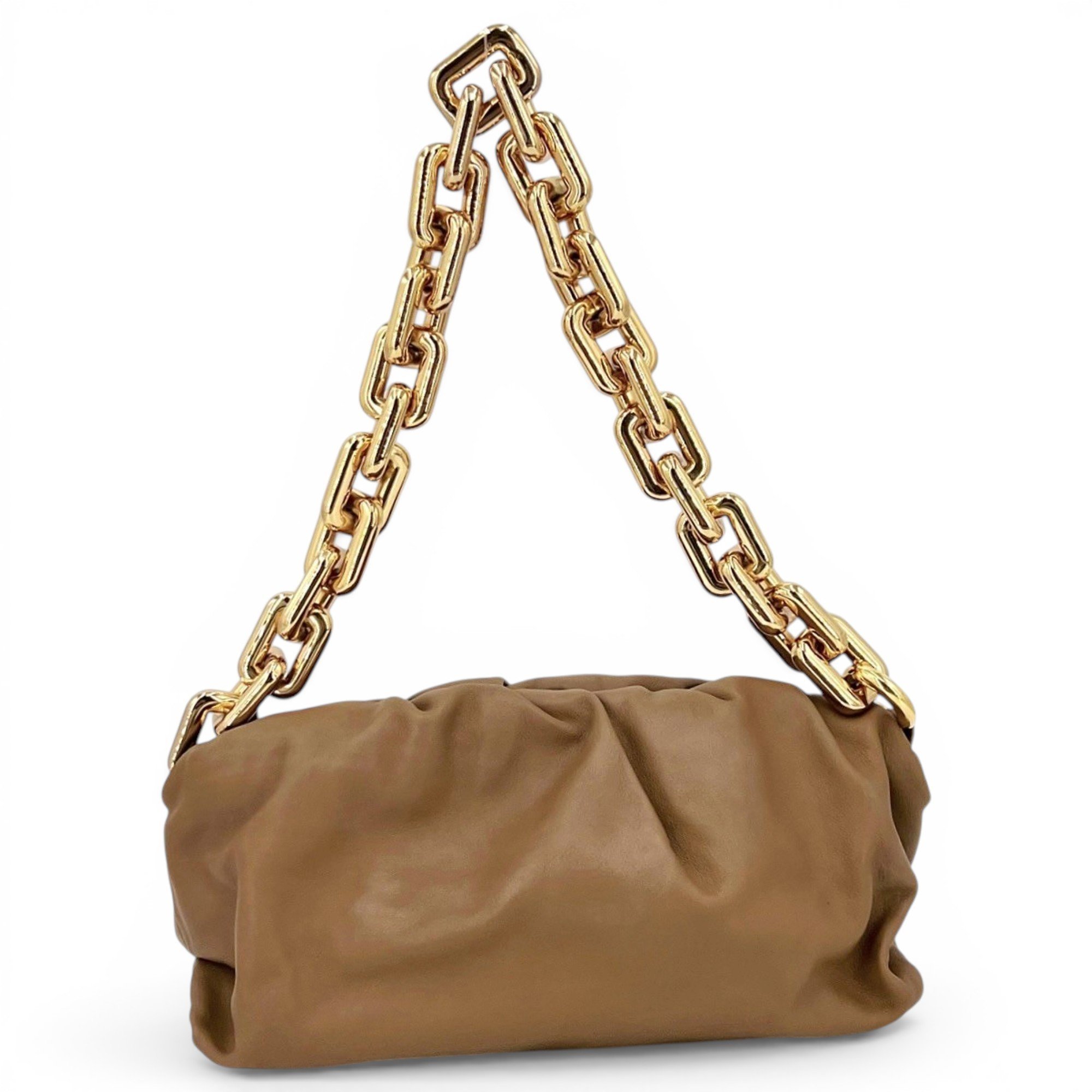 Chain Pouch leather handbag