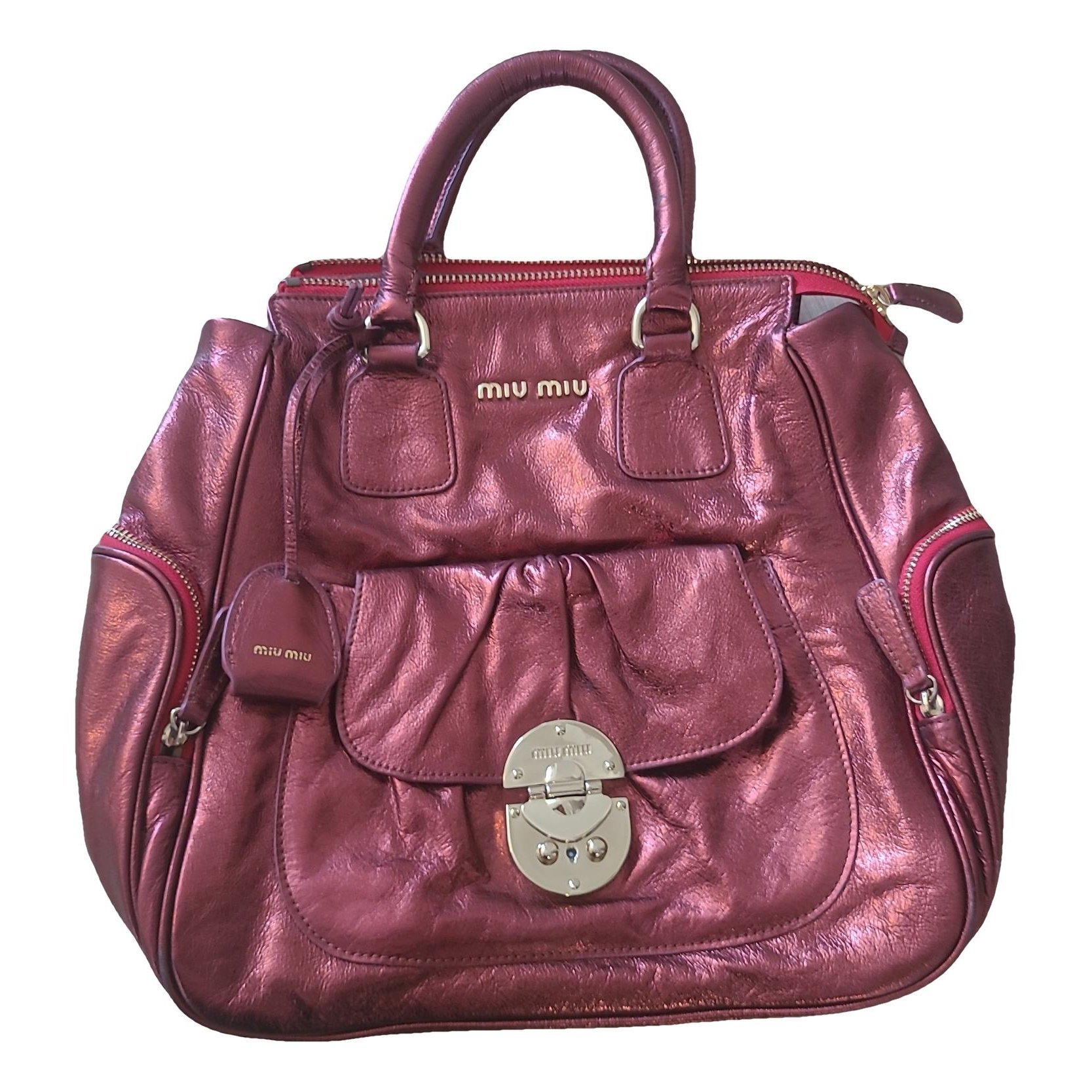 Leather handbag