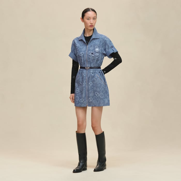 Bleu Denim "Candy Libris" Mini Dress