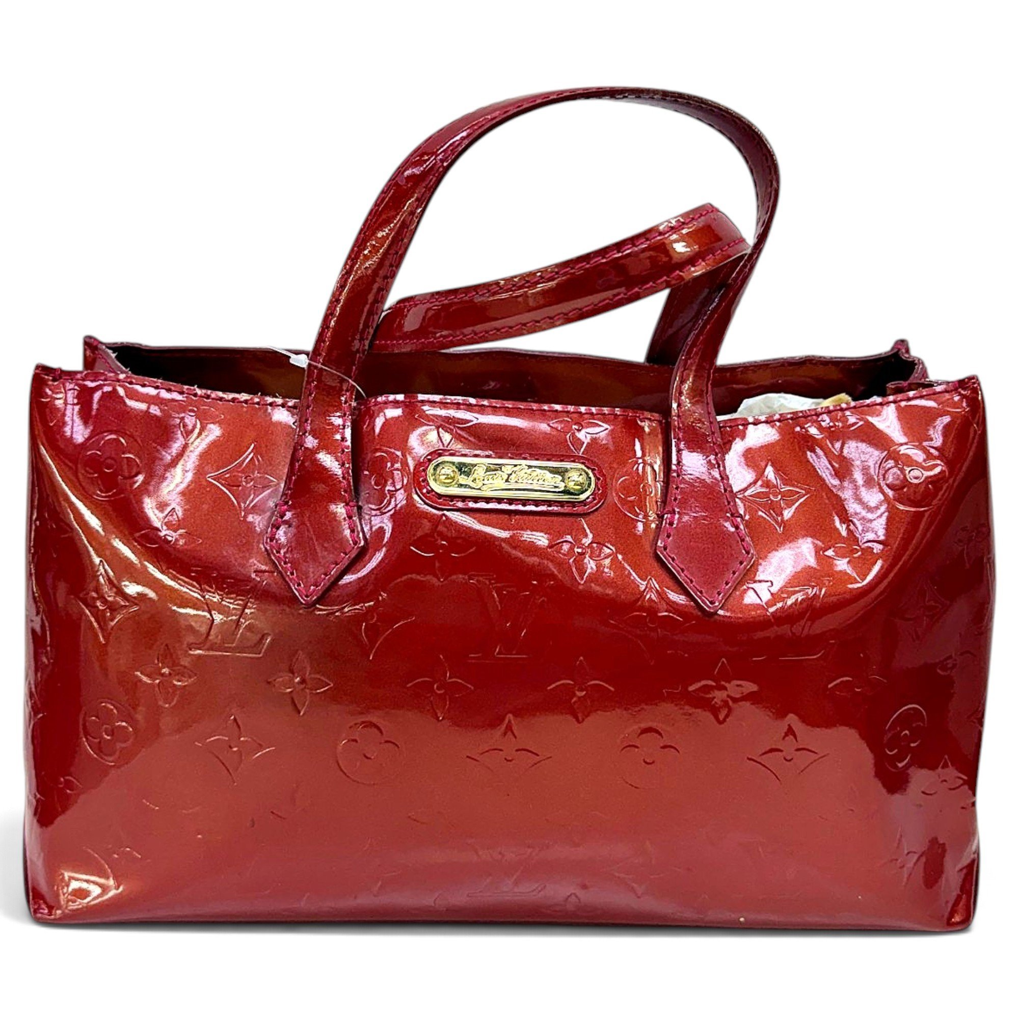 Wilshire patent leather tote