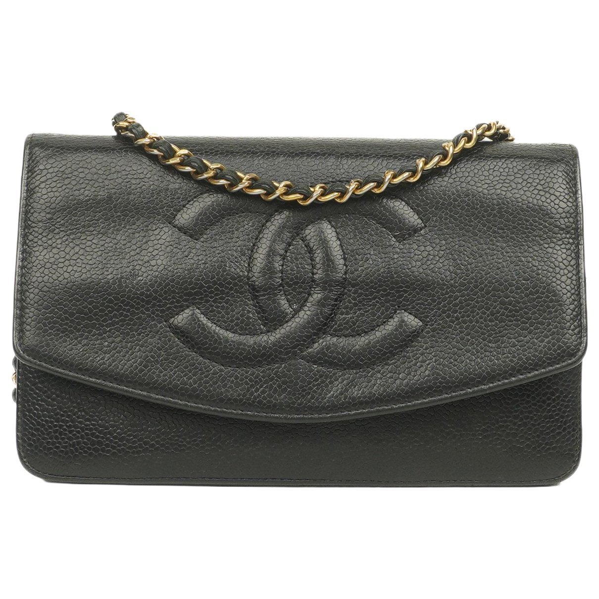 Wallet On Chain Timeless/Classique leather handbag