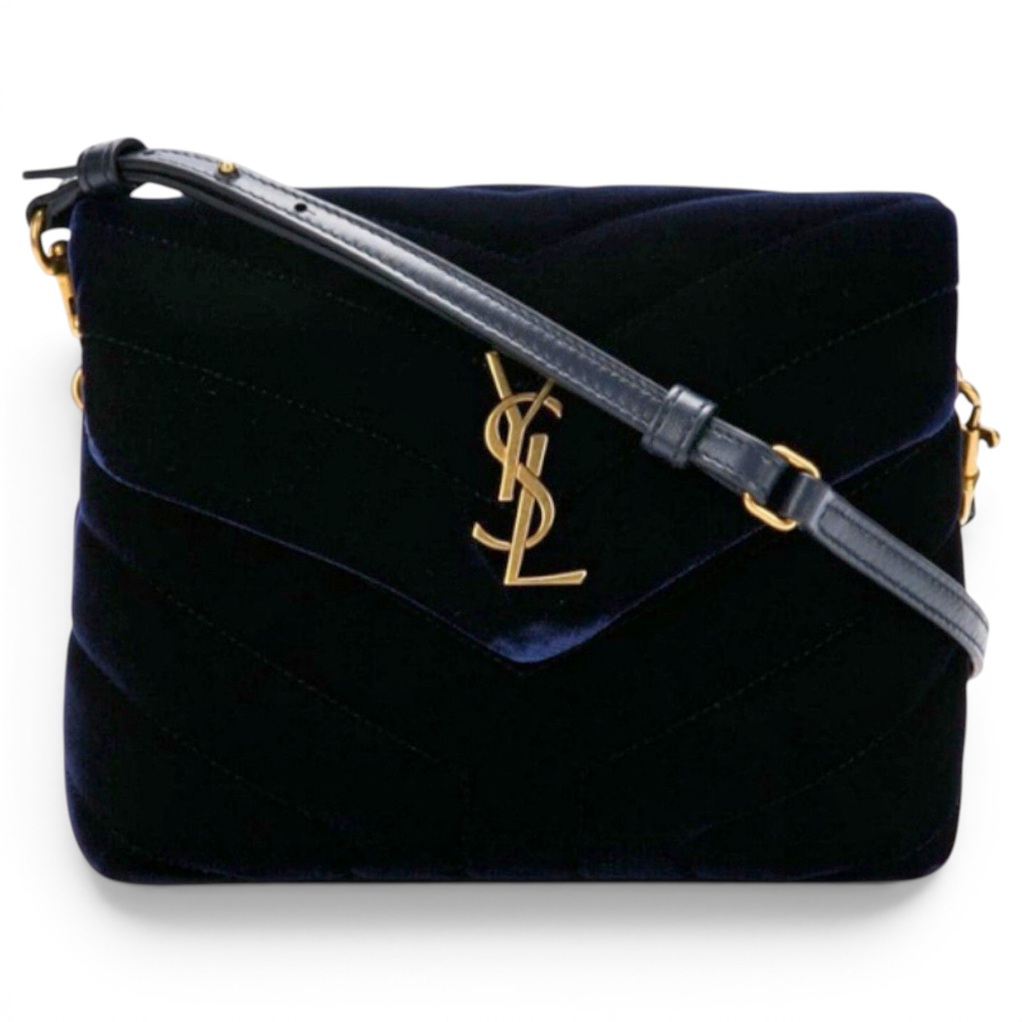 Loulou Puffer velvet handbag