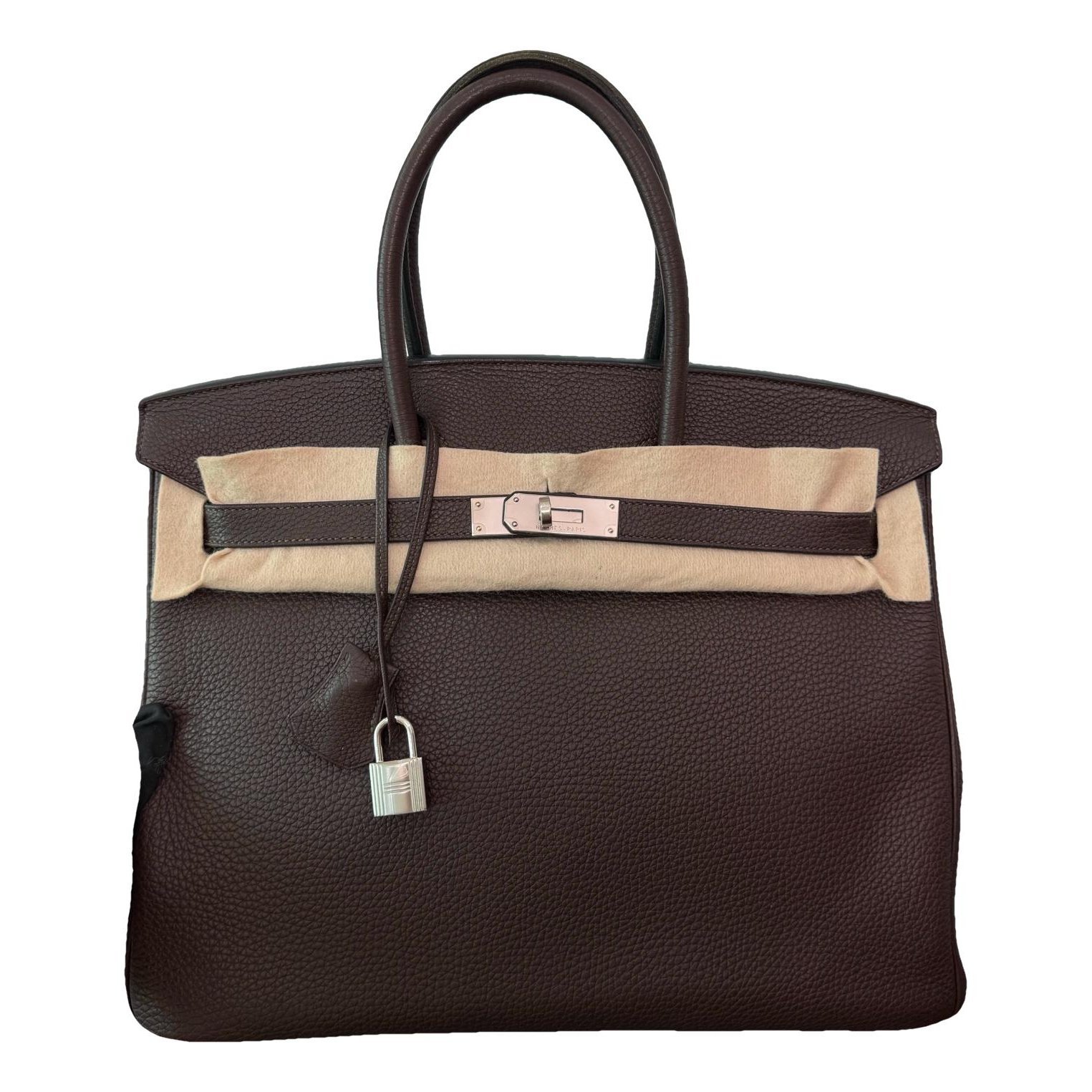 Birkin 35 leather handbag