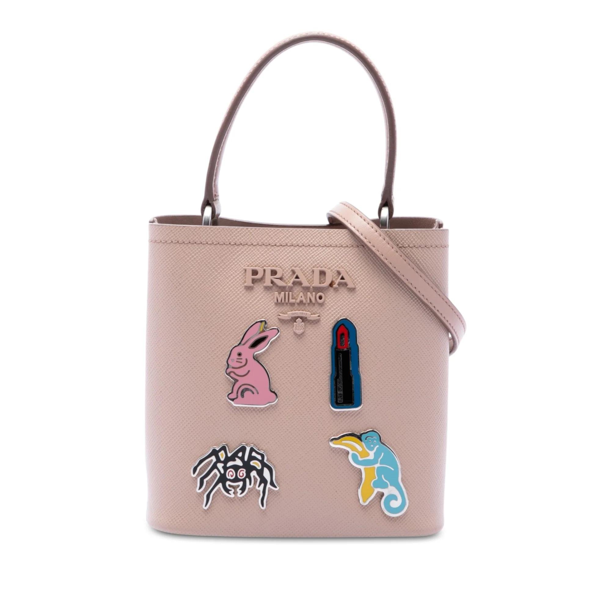 Panier leather handbag
