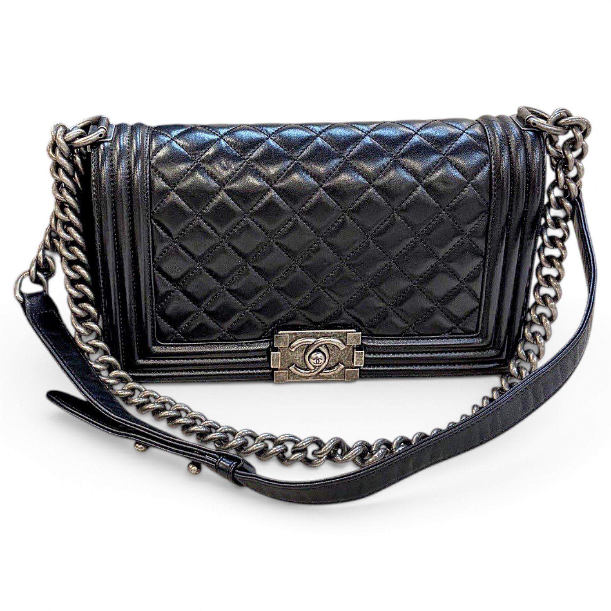 Boy leather handbag
