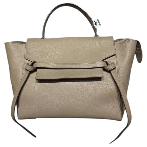 Belt leather handbag