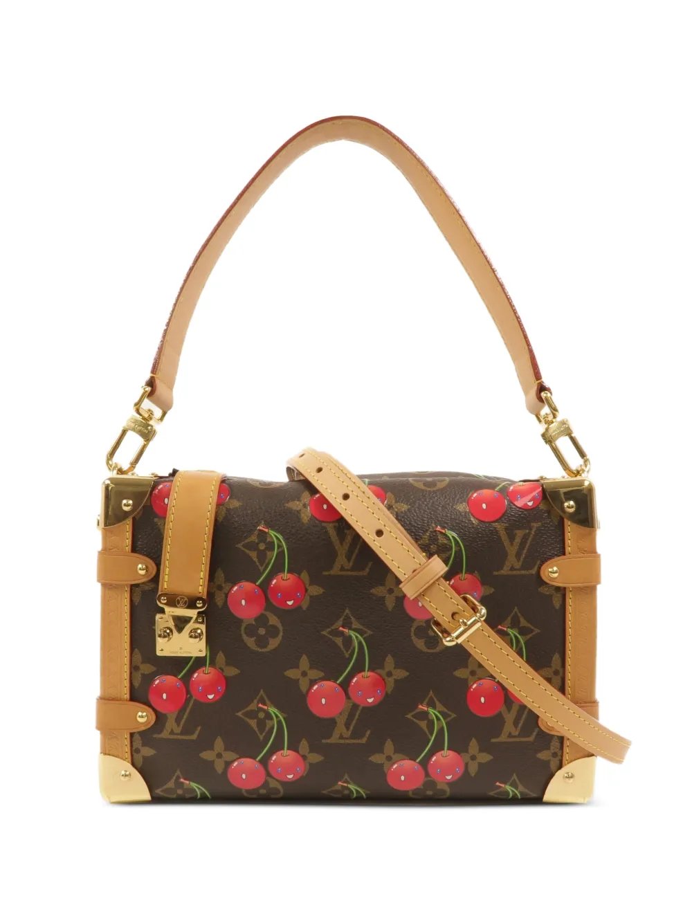 x Murakami Monogram Cherry Side Trunk shoulder bag