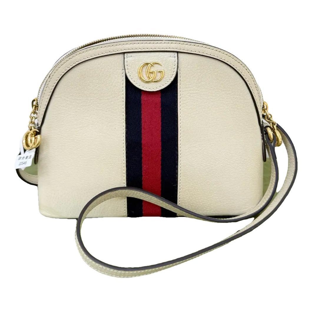 Ophidia Dome leather crossbody bag