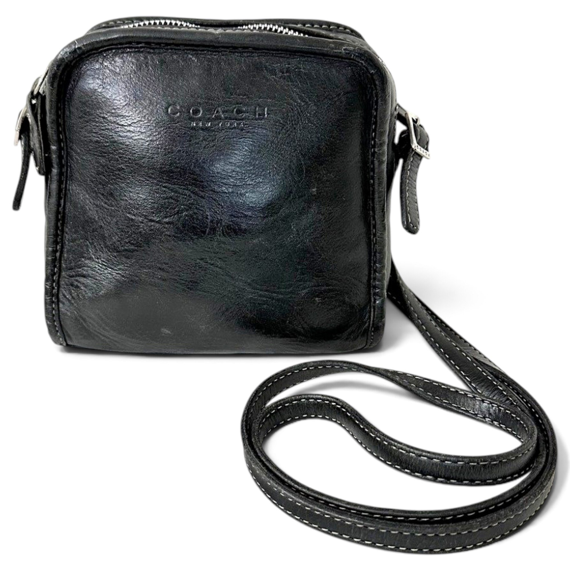 Leather crossbody bag
