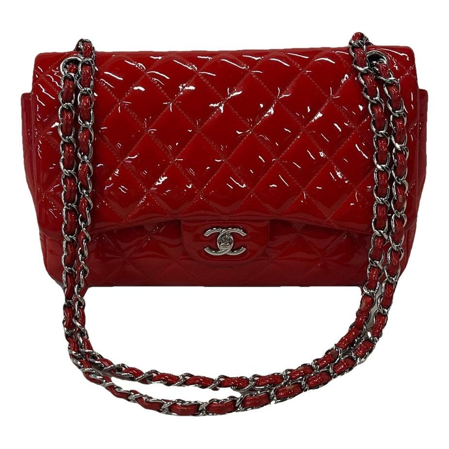 Timeless/Classique patent leather handbag