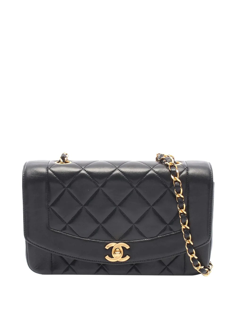 1996-1997 Small Lambskin Diana Flap crossbody bag