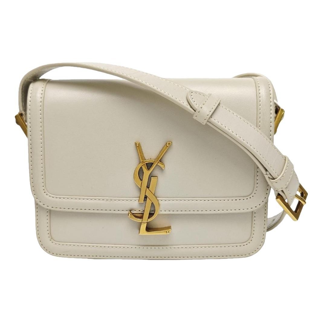 Solférino leather handbag