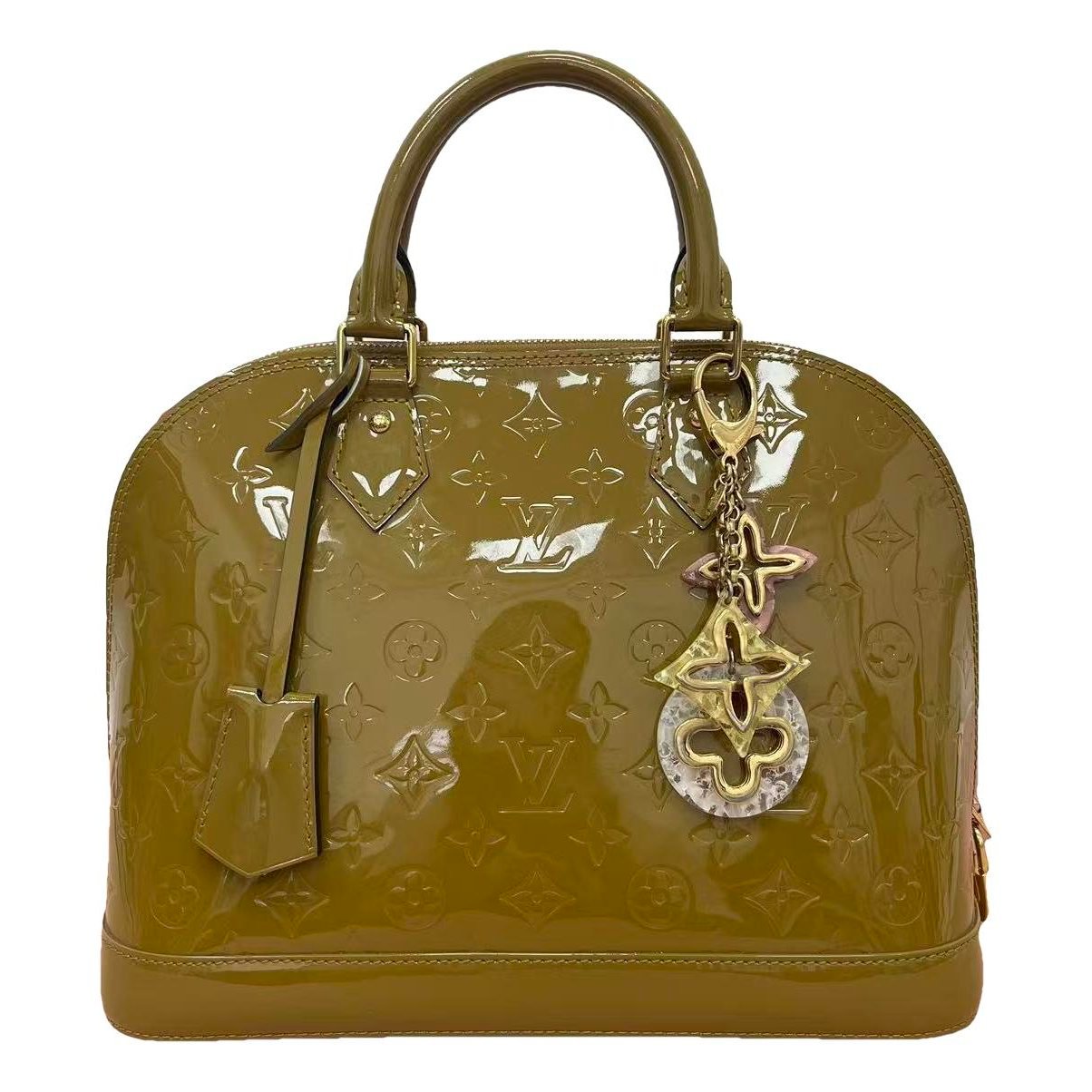Alma patent leather handbag