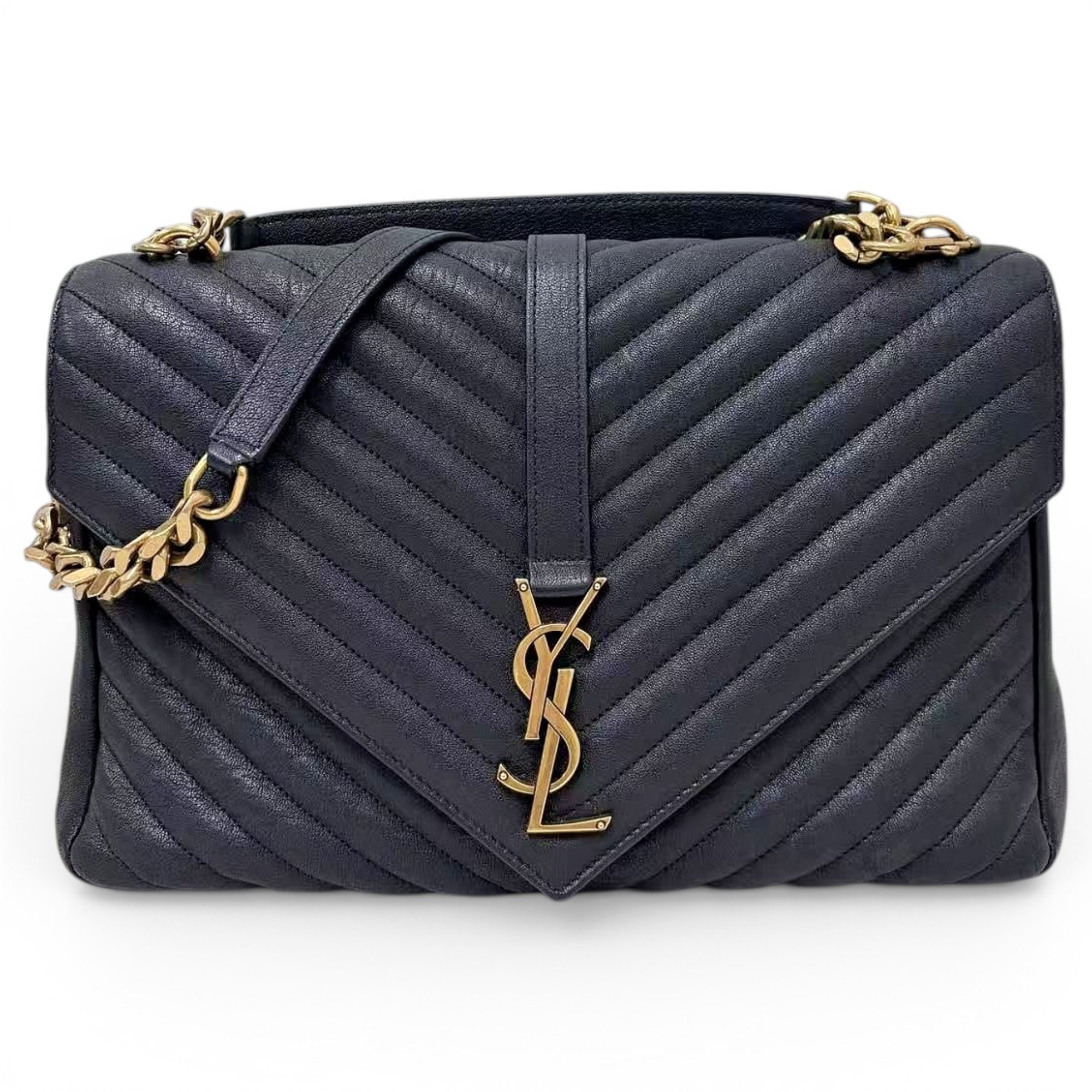 Collége monogramme leather handbag