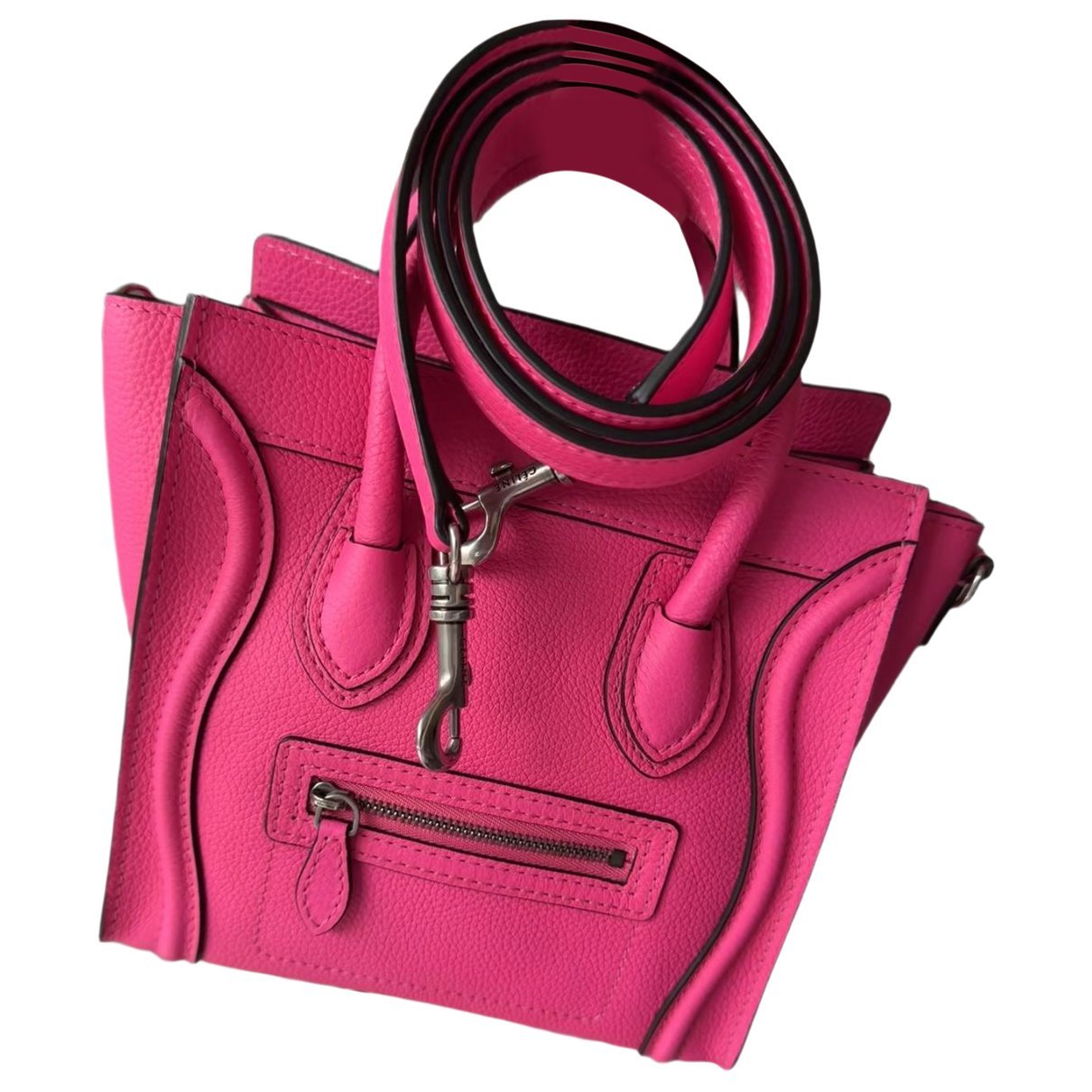 Nano Luggage leather handbag