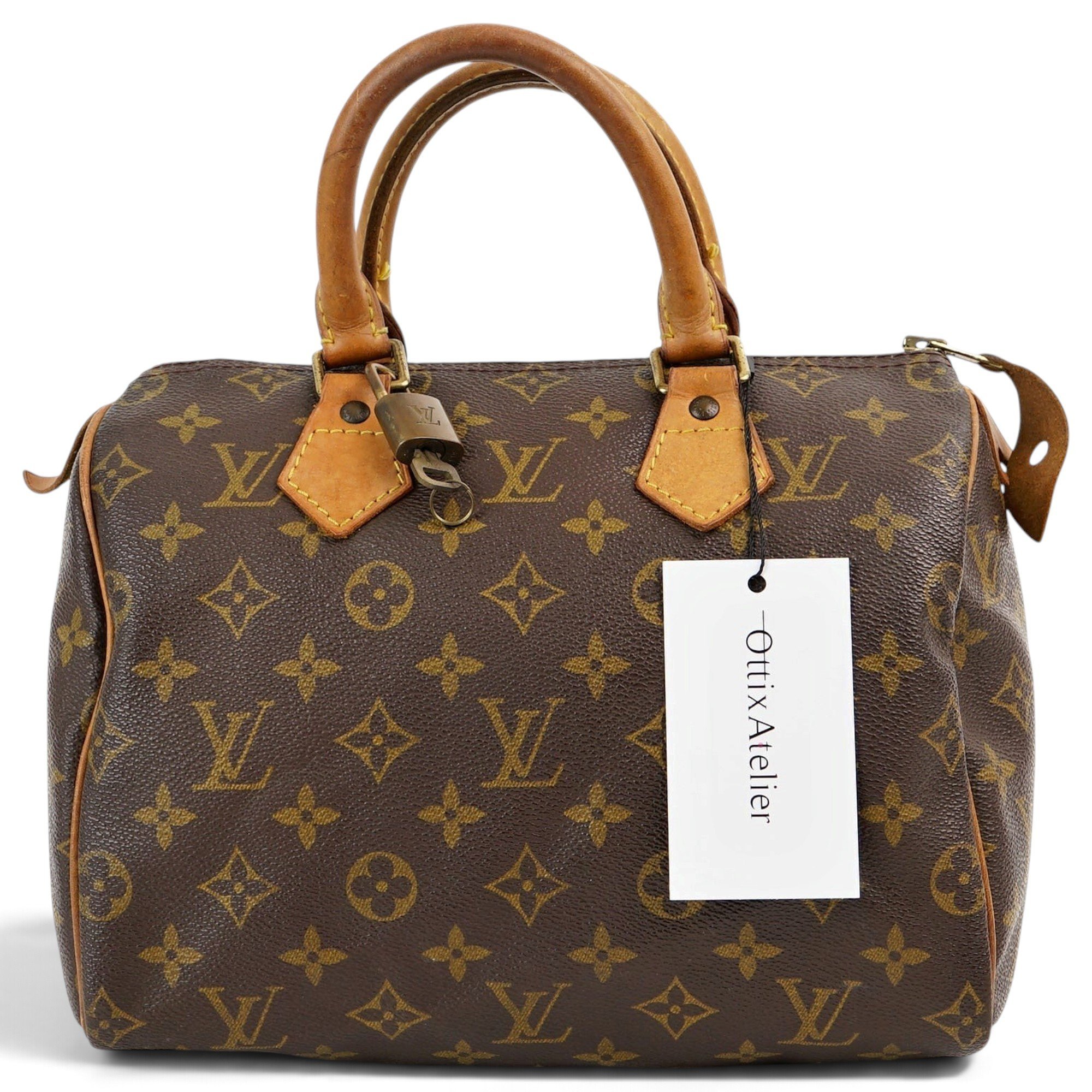 Speedy leather handbag