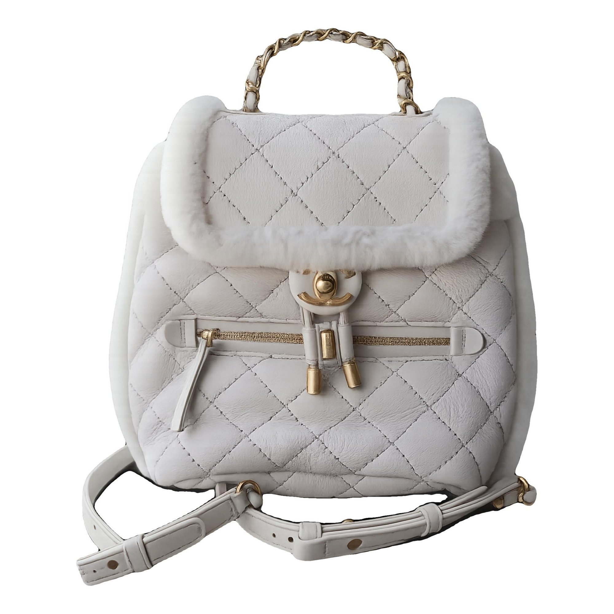 Leather backpack