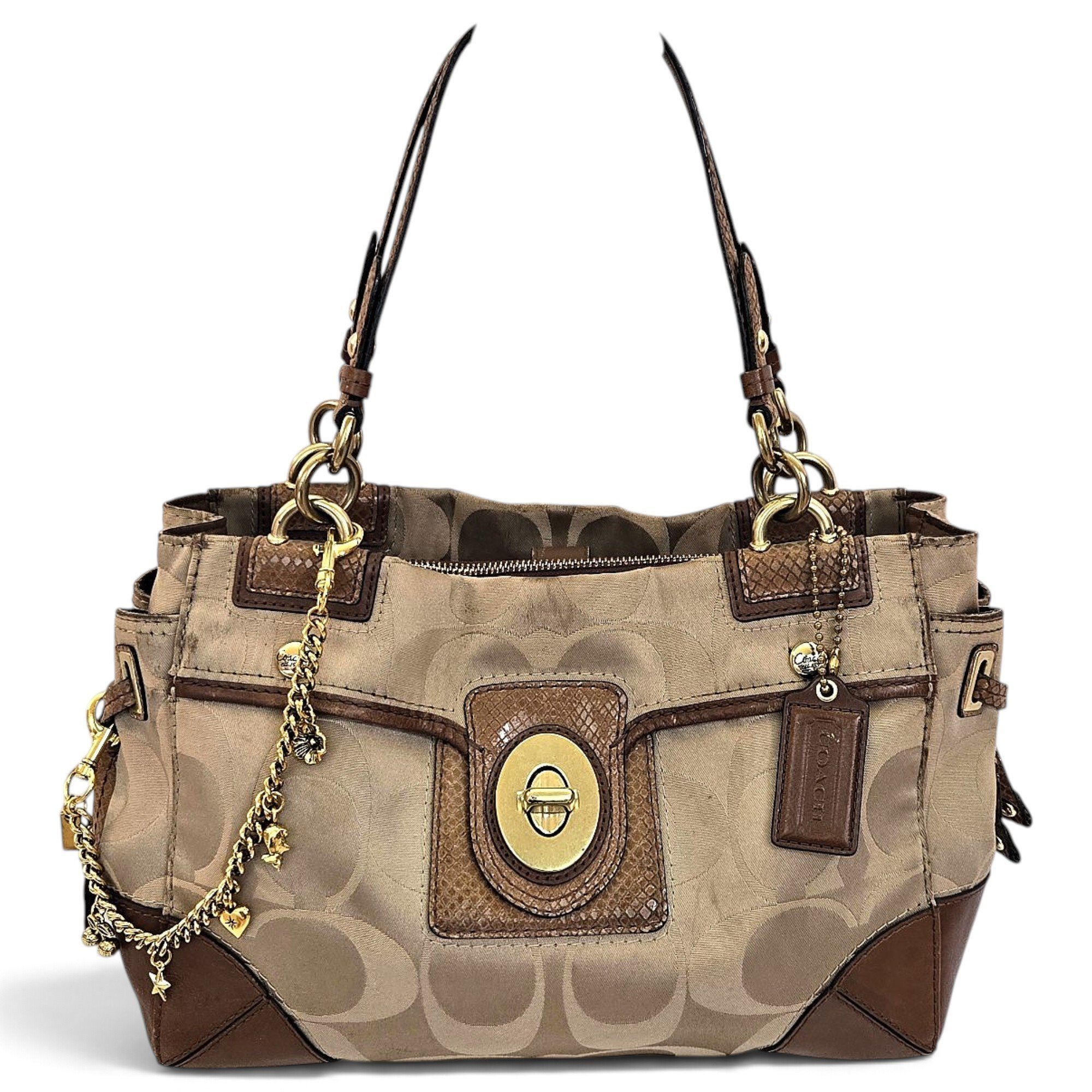 Signature Sufflette cloth handbag
