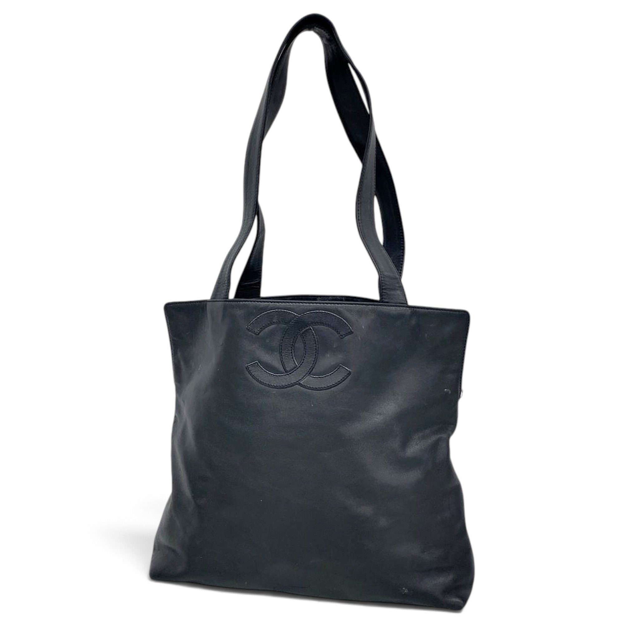 Leather tote