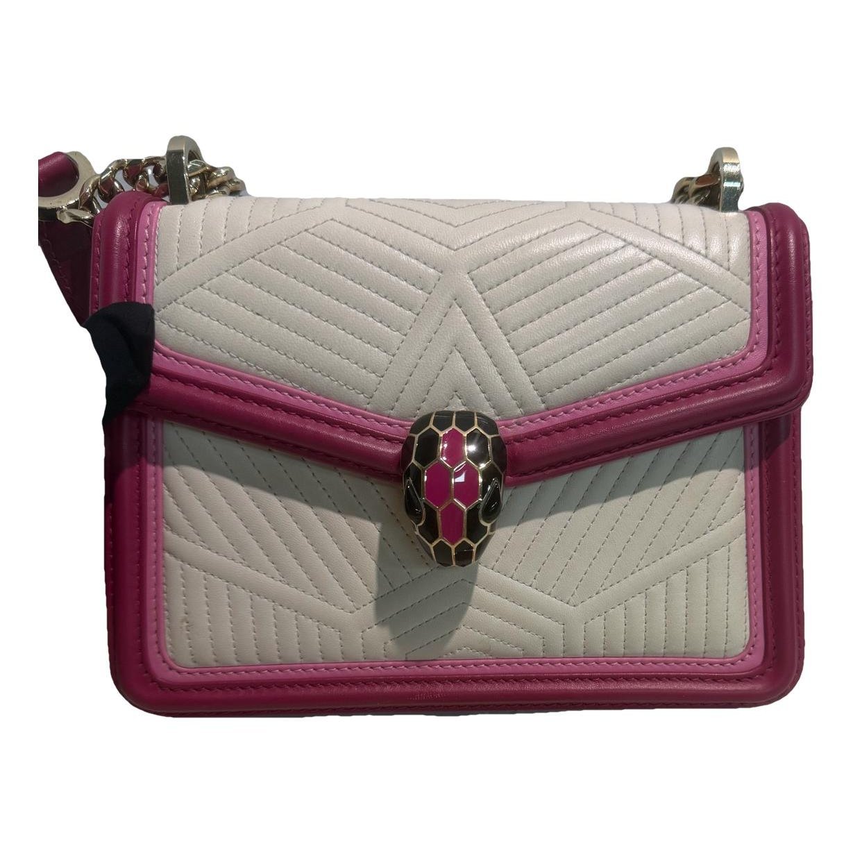 Serpenti leather handbag