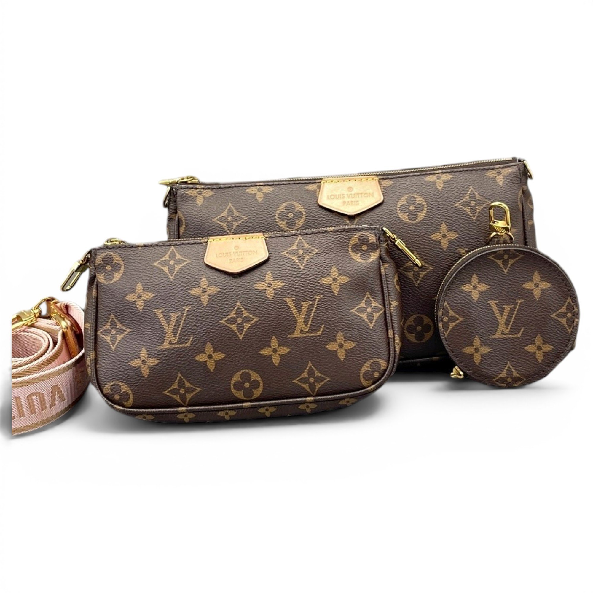 Multi Pochette Accessoires leather handbag